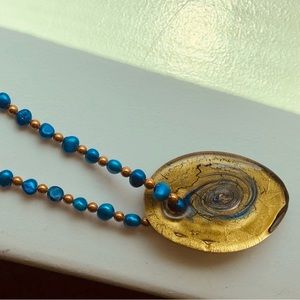 Murano glass pendant necklace